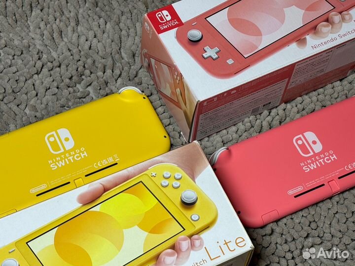 Nintendo Switch Lite Прошитая +micro sd 128