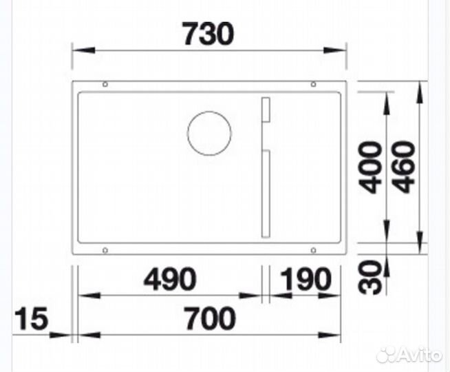 Кухонная мойка Blanco Subline 700-U Level 523542