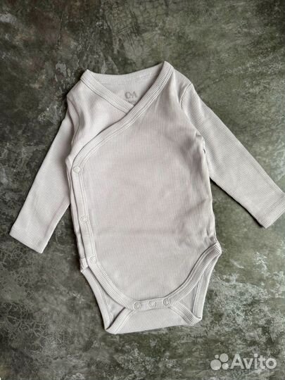 Комплект боди на запах в рубчик 62 C&A