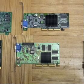 Ретро видеокарты PCI, AGP, PCI-E, 3dfx voodoo 3