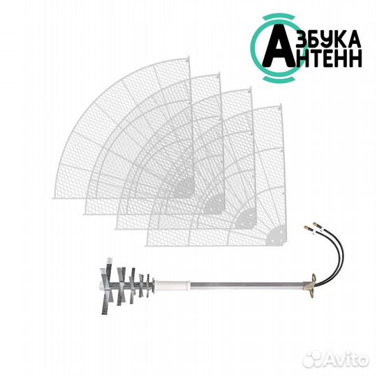 Параболическая mimo антенна kroks 27 dBi сборная