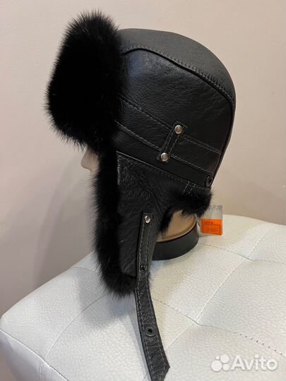 Новая Мужская шапка из меха норки