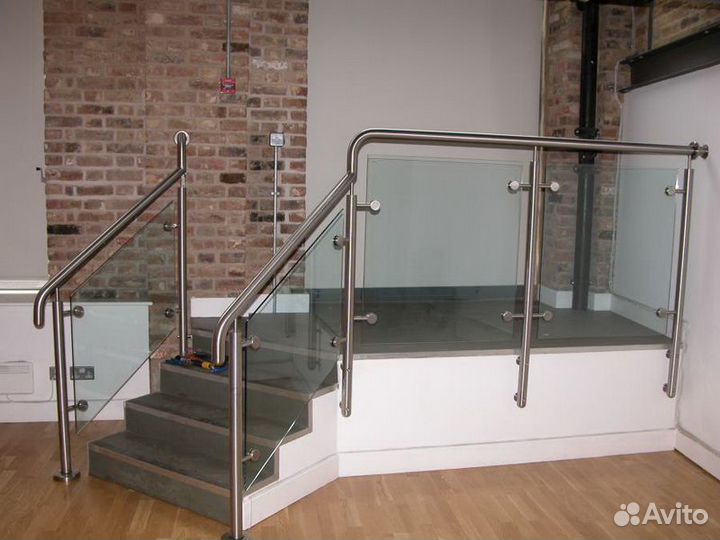 Перила из стекла