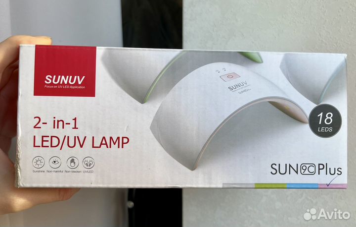 Лампа лэд/уф для ногтей