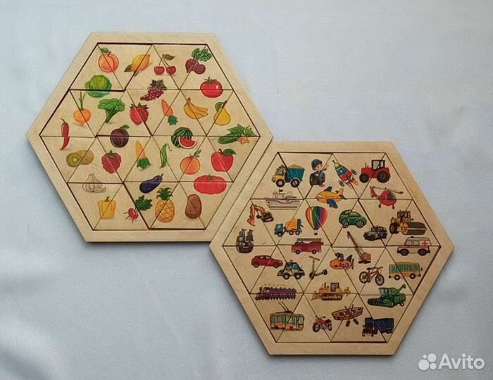 Деревянные пазлы