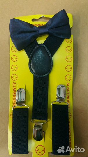 Детские подтяжки и бабочка