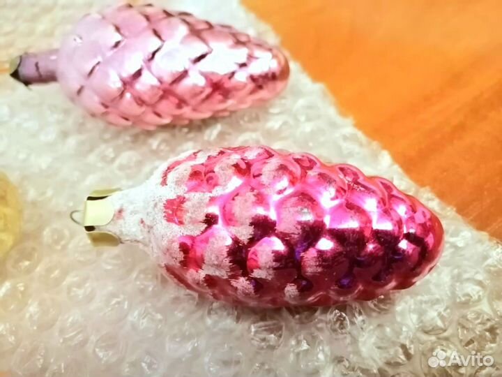 Елочные игрушки шишки СССР