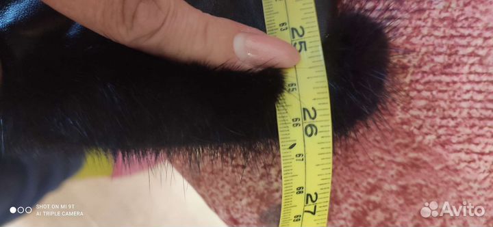 Кожаный плащ женский 44-46