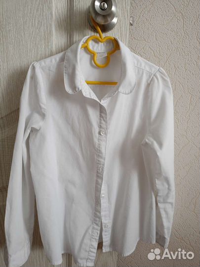 Рубашка школьная для девочки 128 - 134 Остин