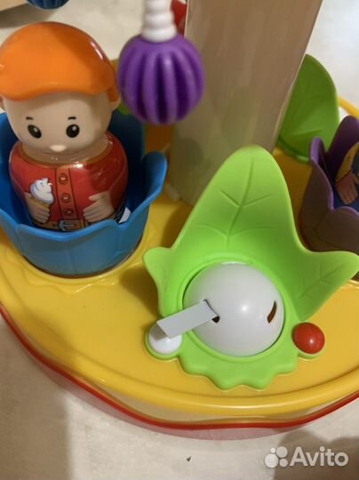 Карусель юла с музыкой и движением