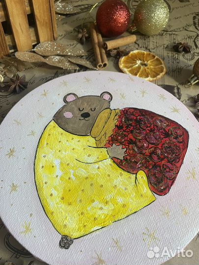 Картина гуашью