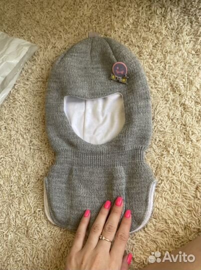 Шапка шлем для девочки новая