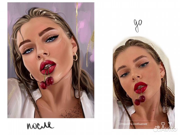 Портрет по фото на заказ