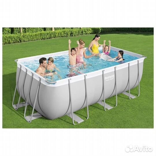 Бассейн каркасный прямоугольный Bestway Power Stee
