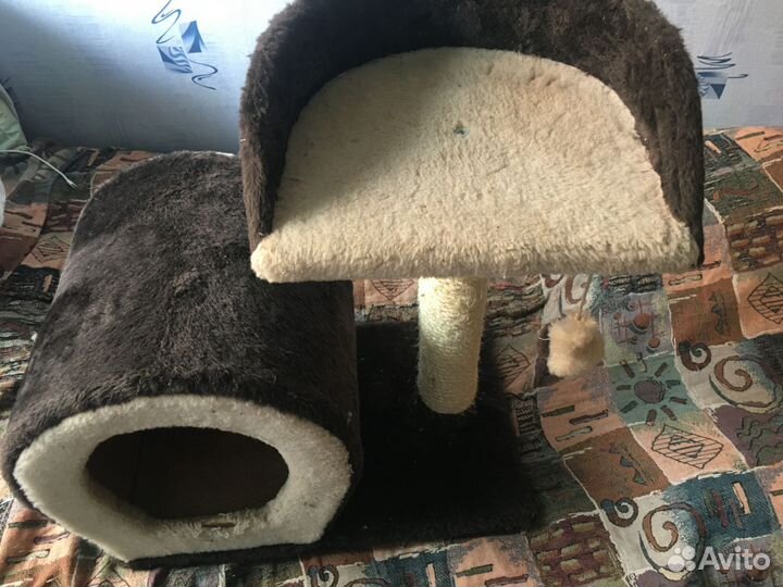 Домик для кошки с когтеточкой