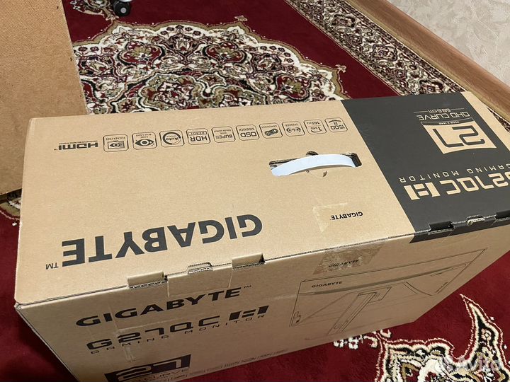 Монитор игровой 27 gigabyte G27QC 165Hz 2К VA