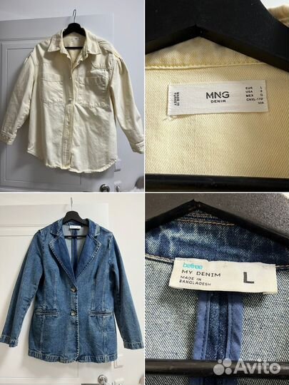 Женские вещи М-L (46 размер) zara, mango, h&m