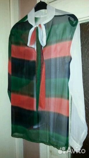 Блузка ручной работы46-48р.Еропейский стиль