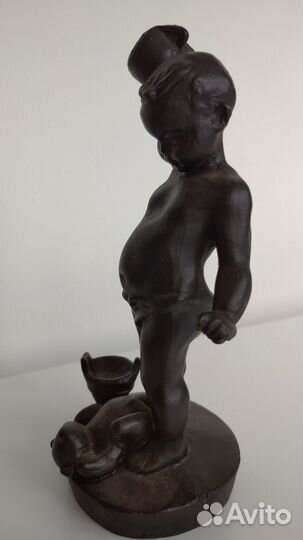 Мальчик с кружкой и мишкой. счлз 1962 г. СССР