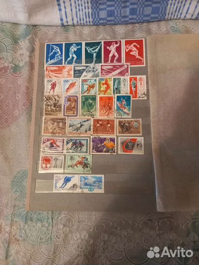 Марки Спорт СССР 1954-1988 г