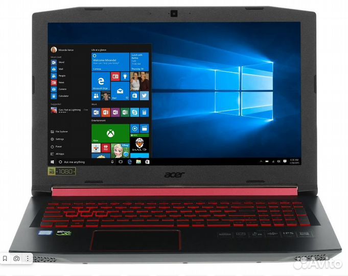Acer 15.6 i5-8300H 4яд8пт GTX1050/4 12Gb 120Гб+1Тб