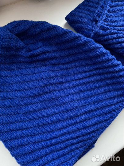 Комплект шапка и шарф женский