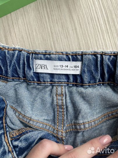 Джинсы zara для девочки