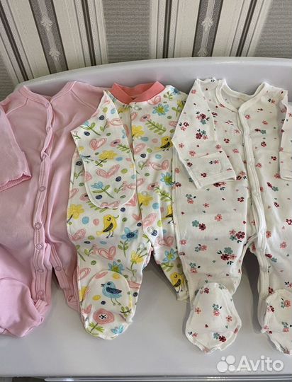 Домашняя одежда для новорожденной девочки