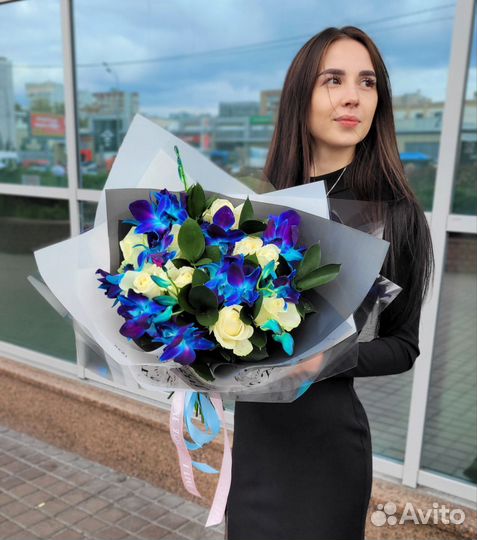 Космическая Орхидея Дендробиум. Доставка