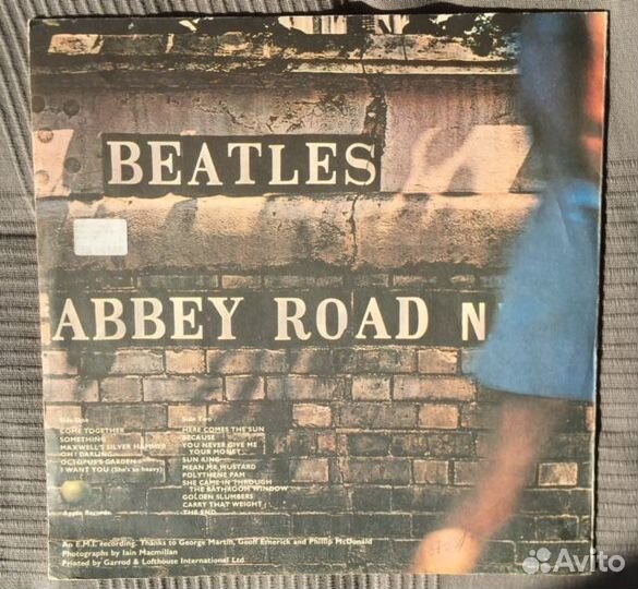 Виниловая пластинка The Beatles/ Abbey roads