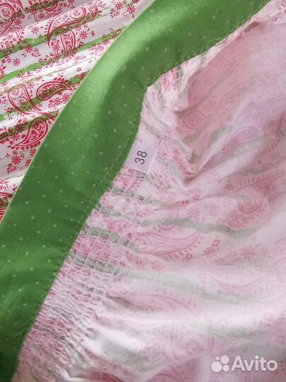 Винтажный Фартук Передник Хлопок