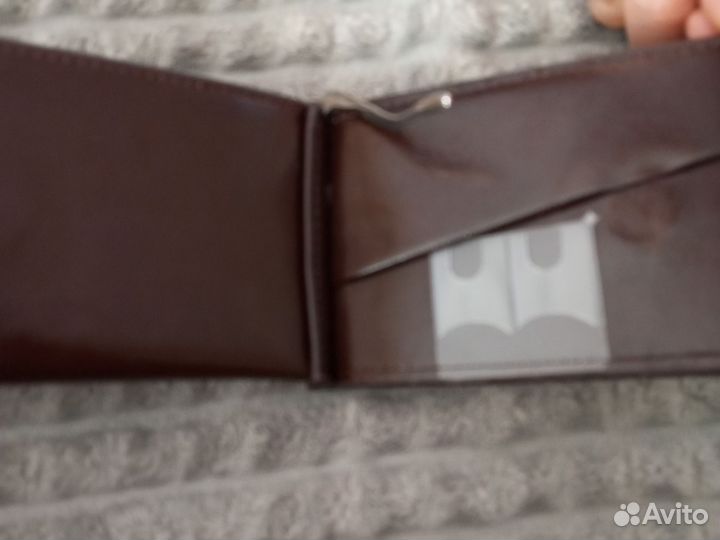 Кошелек-визитница мужской кожаный новый