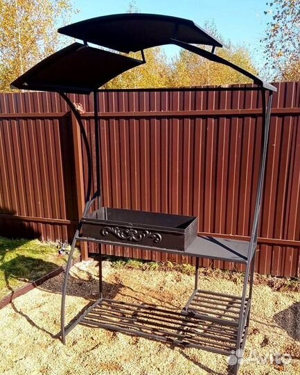 Мангал с печью