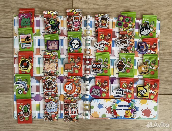 Стикерсы 2 магнит вся коллекция