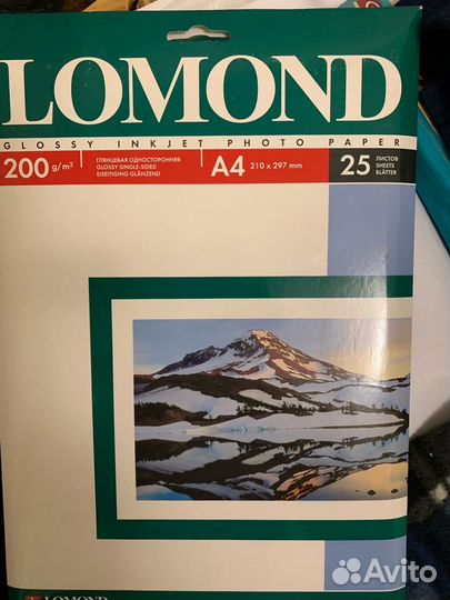 Фотобумага lomond