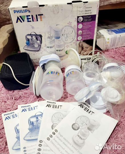 Электронный молокоотсос philips avent