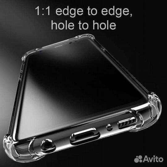 Прозрачный чехол на Samsung s10e