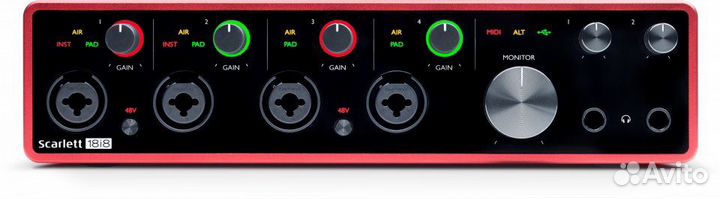 Звуковая карта Focusrite Scarlett 18i8 3rd Gen