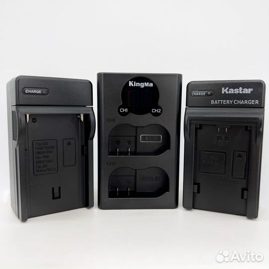 Зарядные устройства для Canon/ Nikon/ Fujifilm