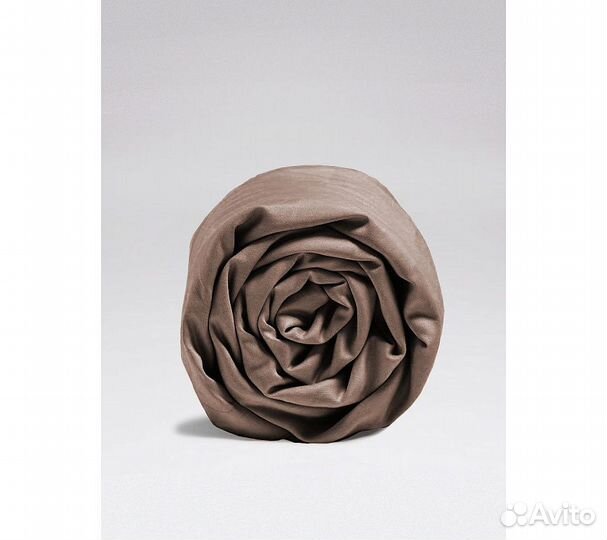 Простынь GoodNight Сатин 200х200х20 Шоколад на рез