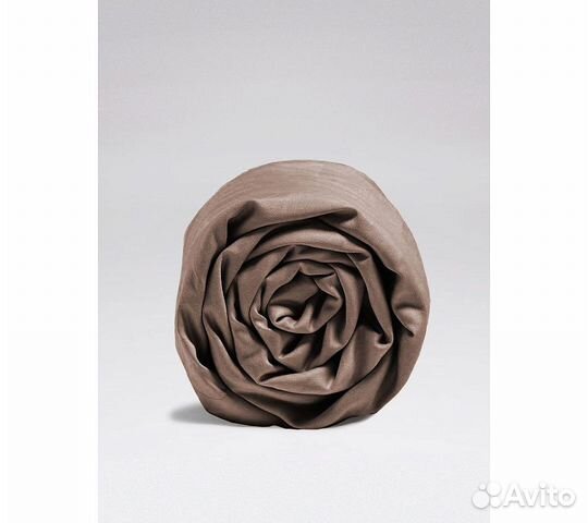 Простынь GoodNight Сатин 200х200х20 Шоколад на рез