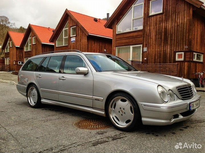 Бампер mercedes w210 рестайлинг