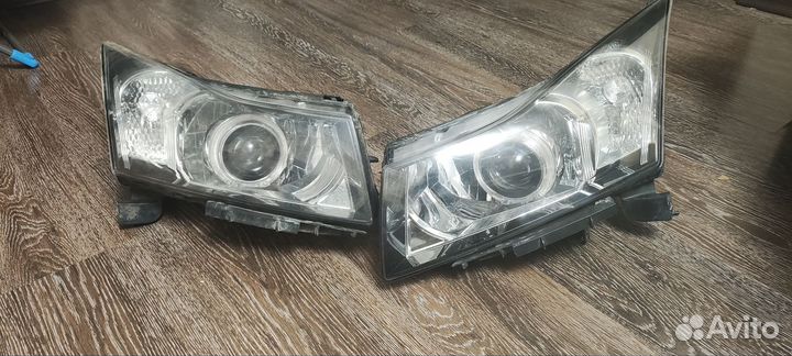Фары chevrolet cruze с линзой