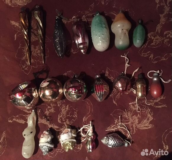 Елочные игрушки СССР