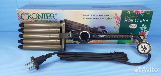 Профессиональная пяти волновая плойка Cronier