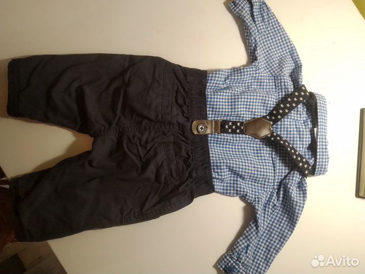 Нарядный костюм для мальчика 3 мес next