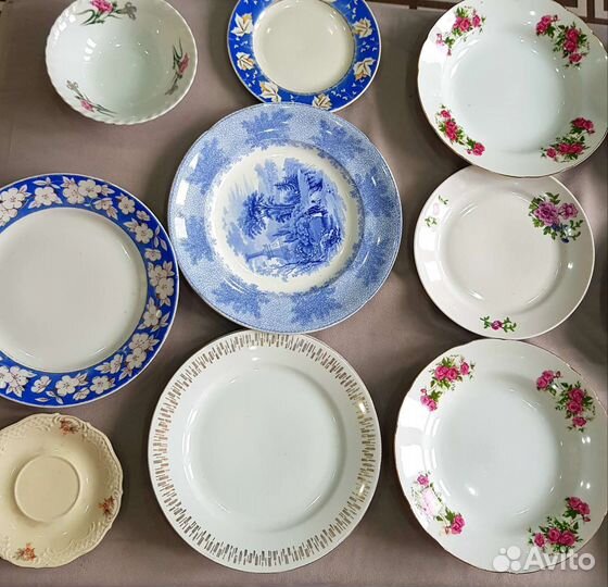 Тарелки СССР много
