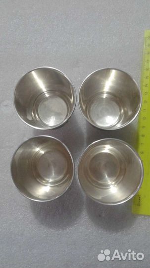 Стопки серебро 875пр