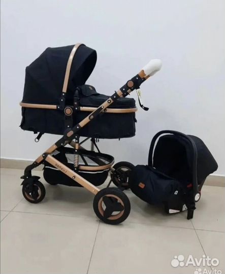 Коляска 3 в 1 luxmom 530w Новая