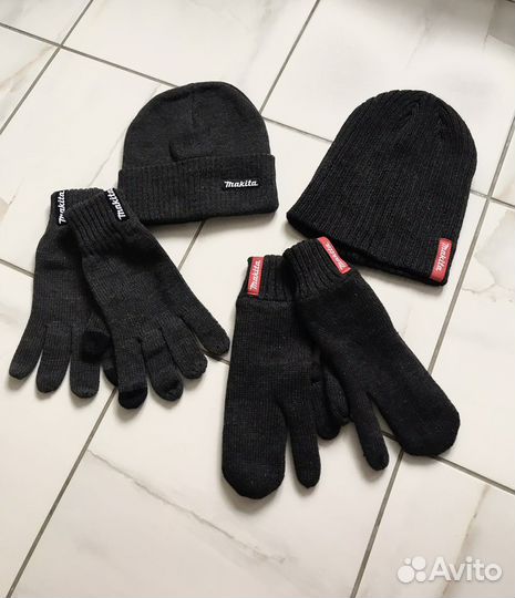 Шапка и перчатки Makita